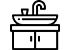 ванной3 - Столешница зеленая из искусственного камня,кварца и мрамора